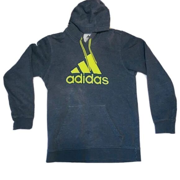 Mens Adidas gray hoodie size M - Picture 1 of 3